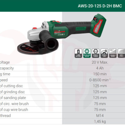 صاروخ 5 بوصه 20 ڤولت 2 بطاريه موديل  AWS-20D-2H BMC من DWT